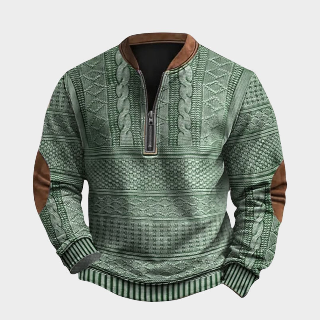 Jersey Kael | Punto Texturizado con Cremallera