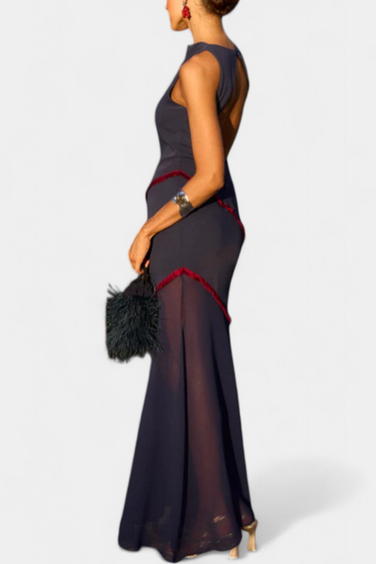 Vestido Amaris | Maxi Elegante de Corte Asimétrico