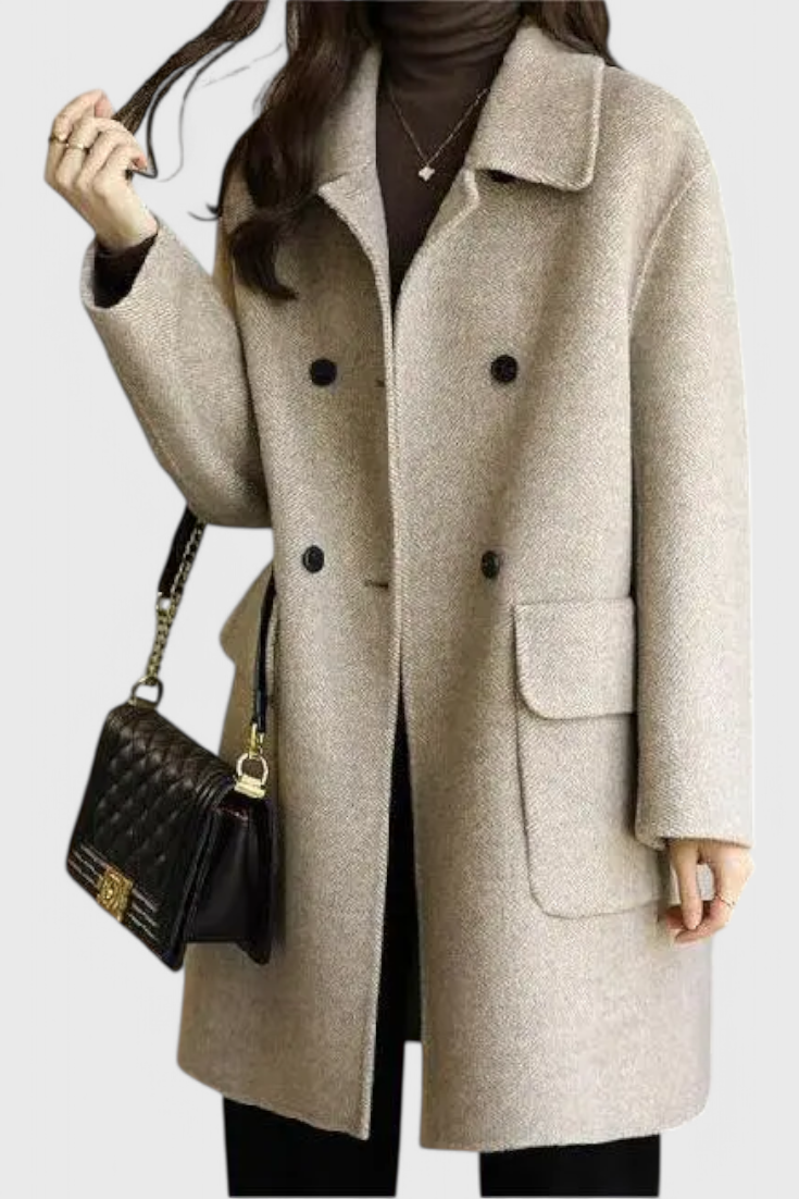 Abrigo Camille | Doble Botonadura Elegance