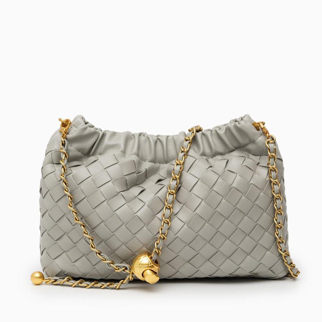 Bolso Verona | Trenzado Premium con Cadena Dorada