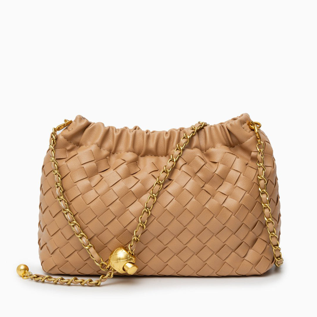 Bolso Verona | Trenzado Premium con Cadena Dorada