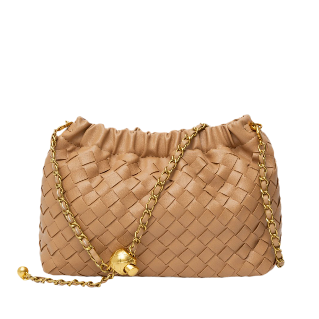 Bolso Verona | Trenzado Premium con Cadena Dorada