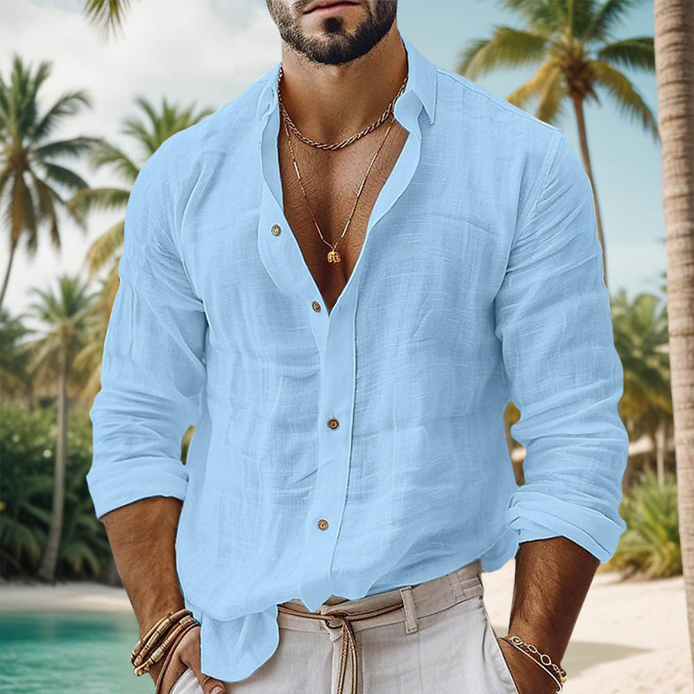 Camisa Kael | Lino Premium Essential