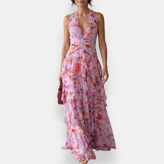 Vestido Lyséa | Maxi Cruzado Floral