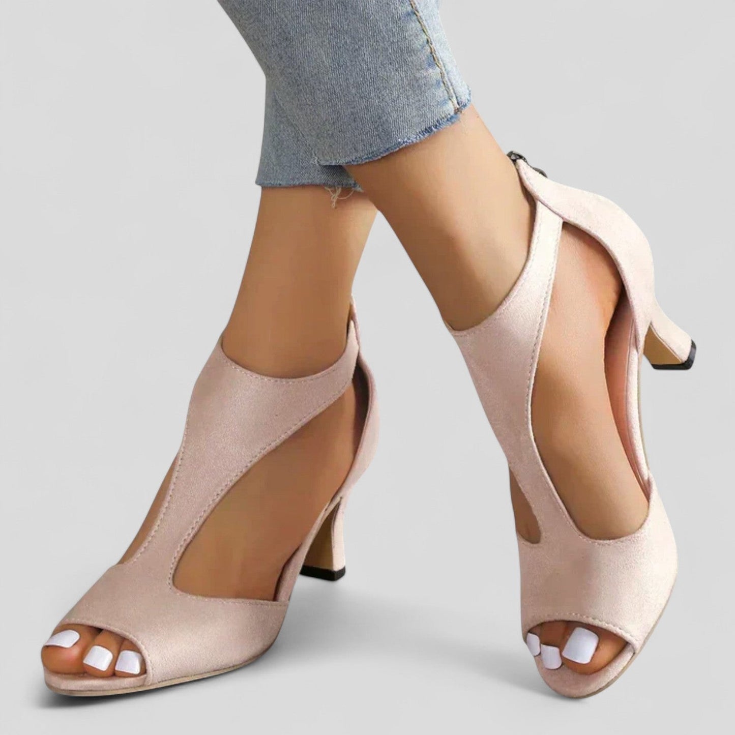 Zapato Selene | Tacón Cut-Out Elegante