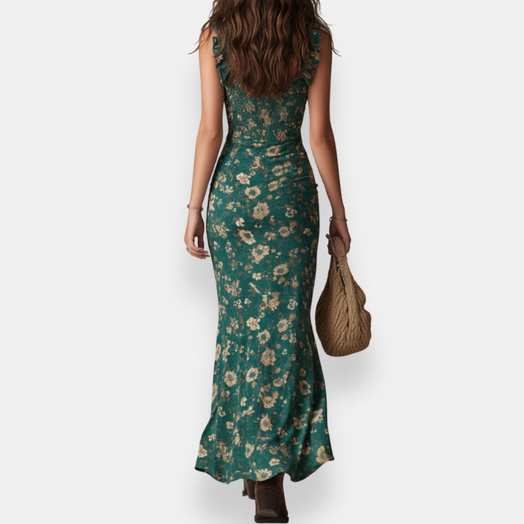 Vestido Calíope | Maxi Boho con Abertura