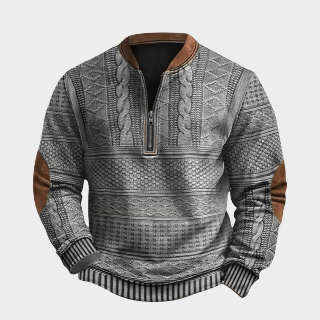 Jersey Kael | Punto Texturizado con Cremallera