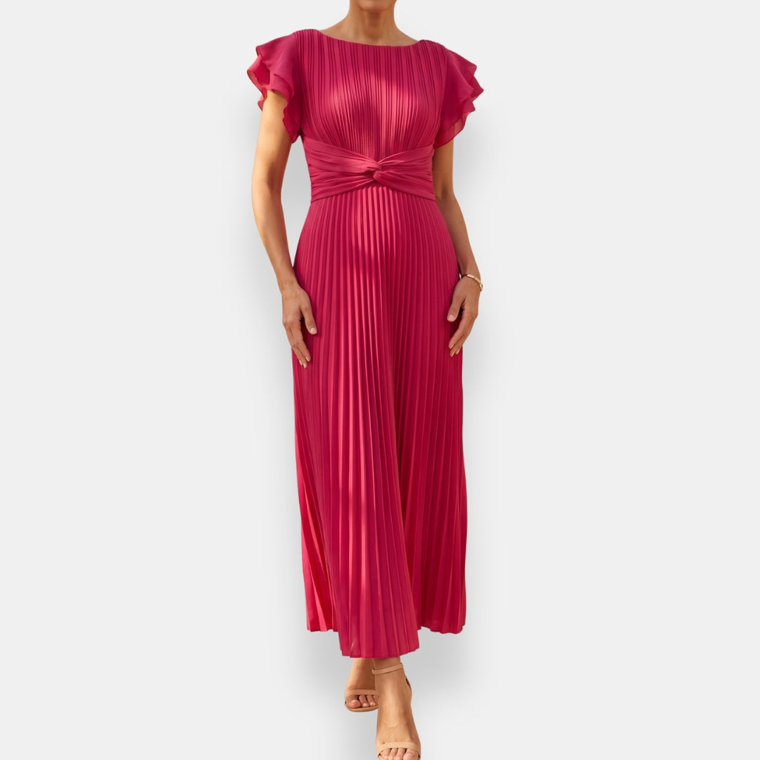 Vestido Fiamma | Midi Plisado Elegance