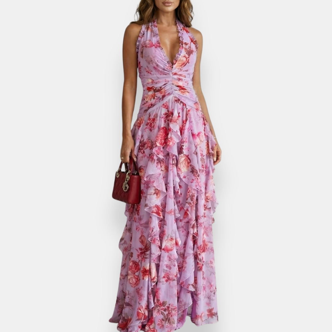 Vestido Lyséa | Maxi Cruzado Floral