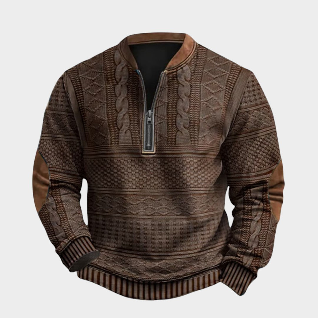 Jersey Kael | Punto Texturizado con Cremallera