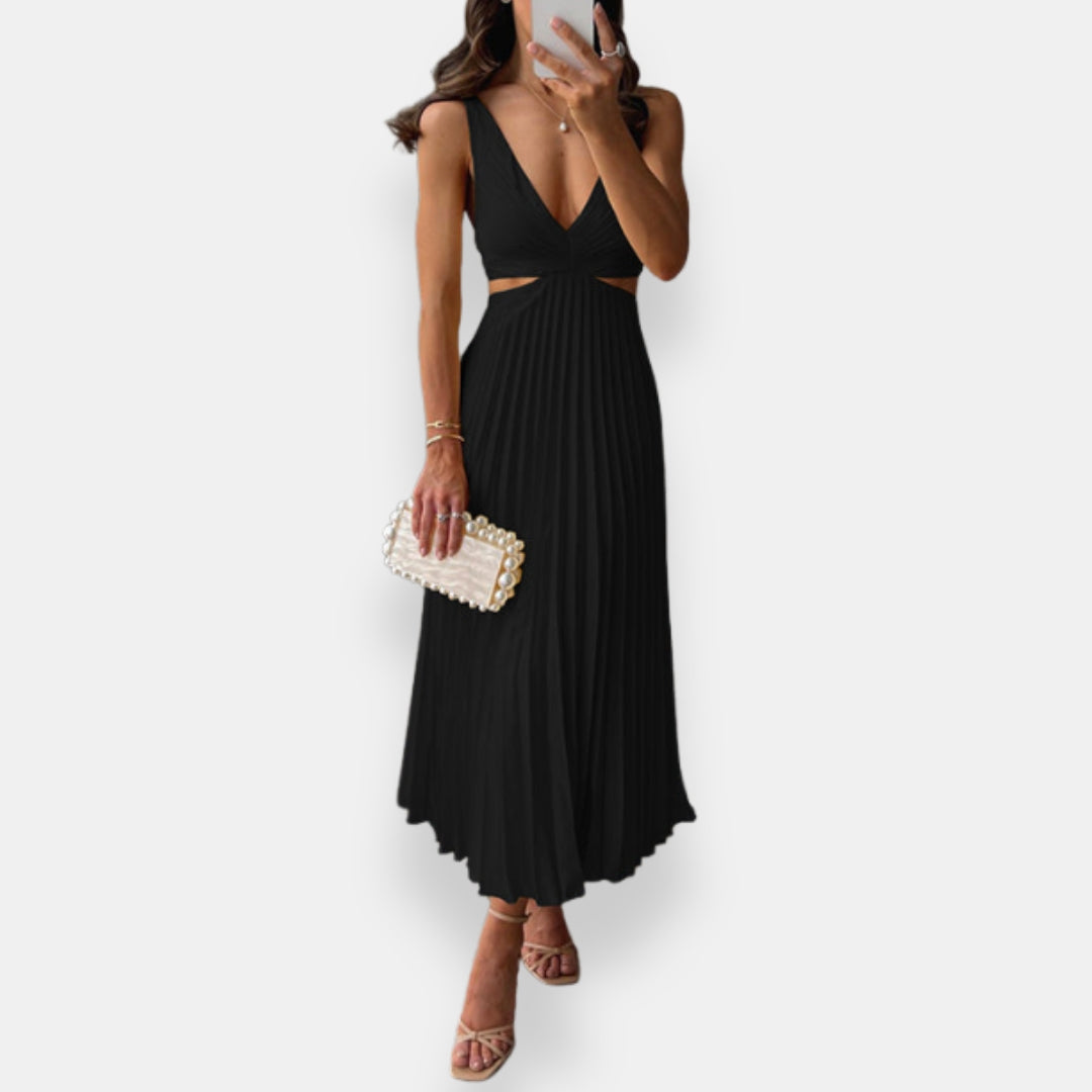 Vestido Soleil | Maxi Plisado Elegance