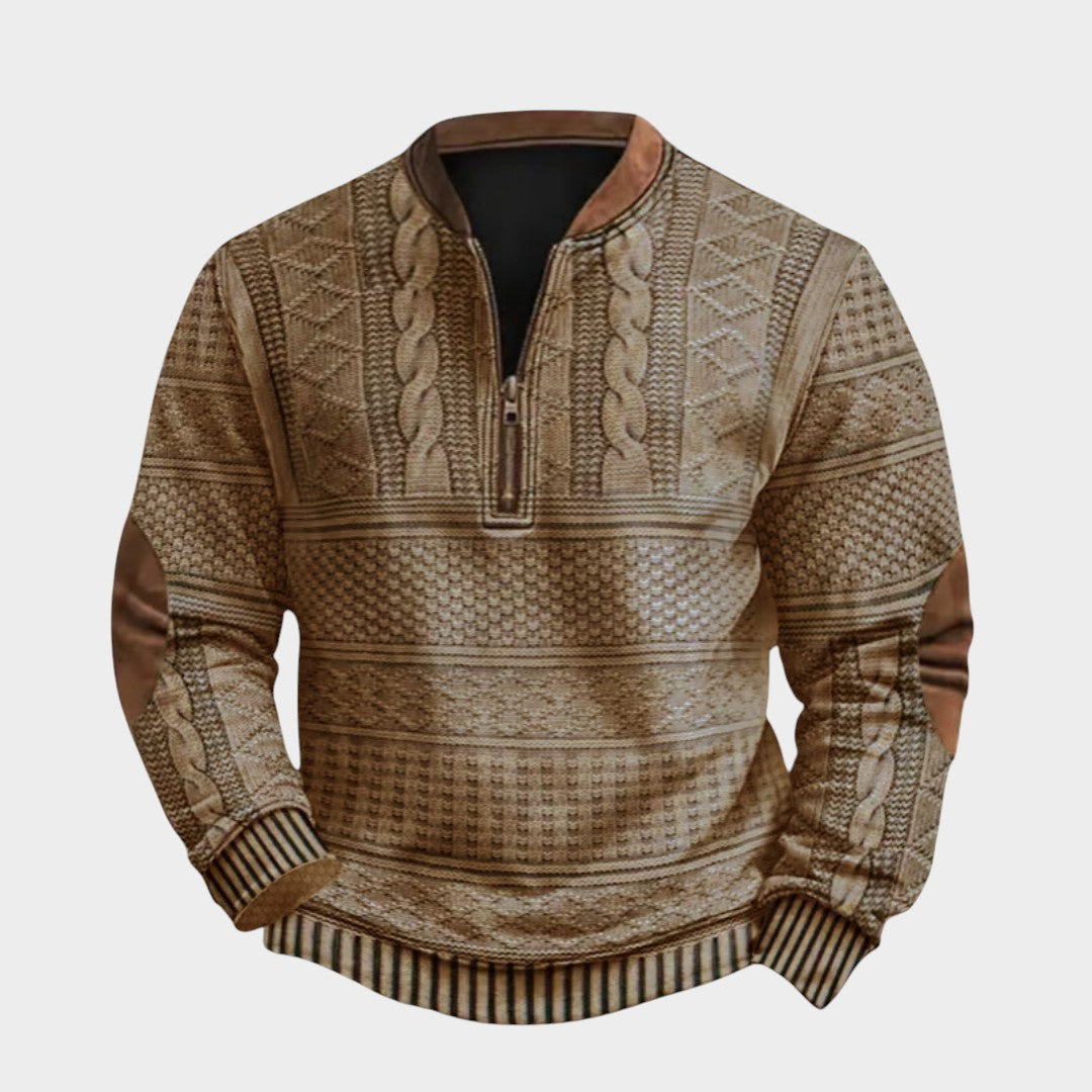 Jersey Kael | Punto Texturizado con Cremallera