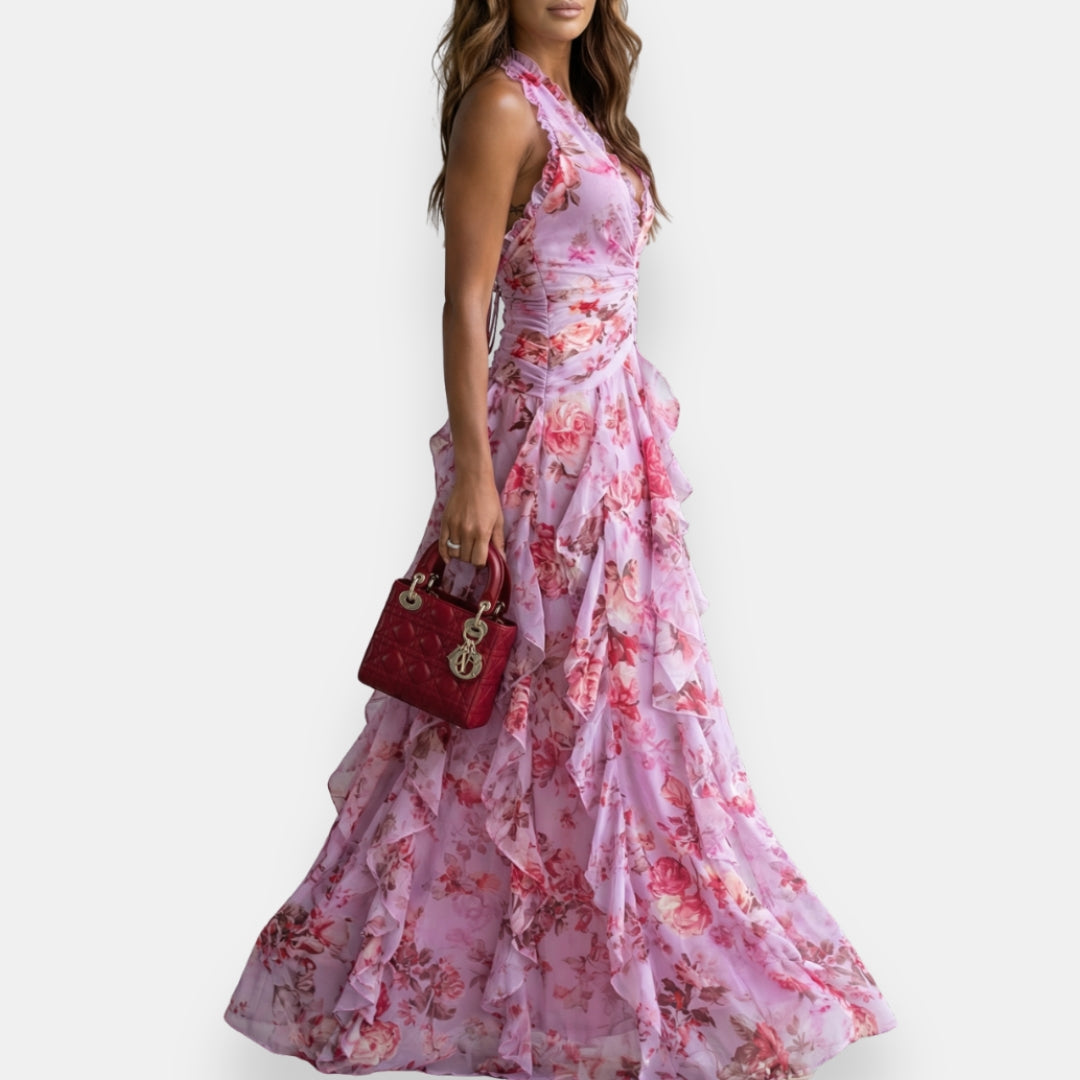 Vestido Lyséa | Maxi Cruzado Floral