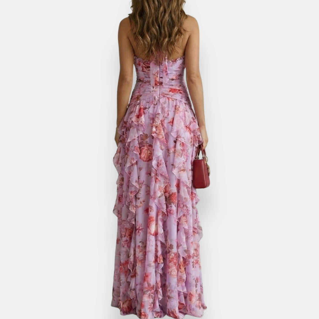 Vestido Lyséa | Maxi Cruzado Floral
