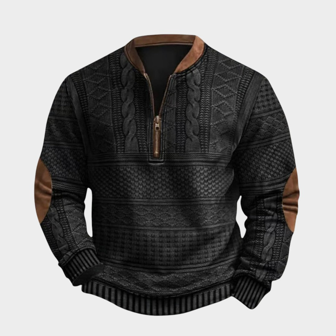 Jersey Kael | Punto Texturizado con Cremallera
