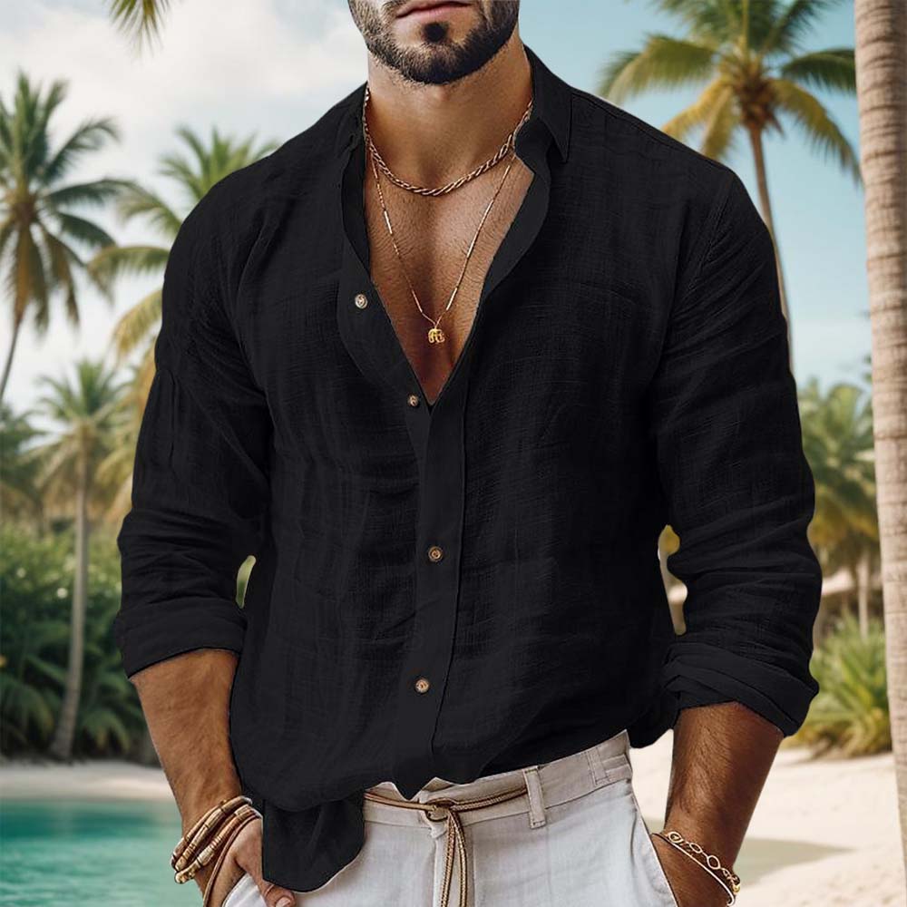 Camisa Kael | Lino Premium Essential