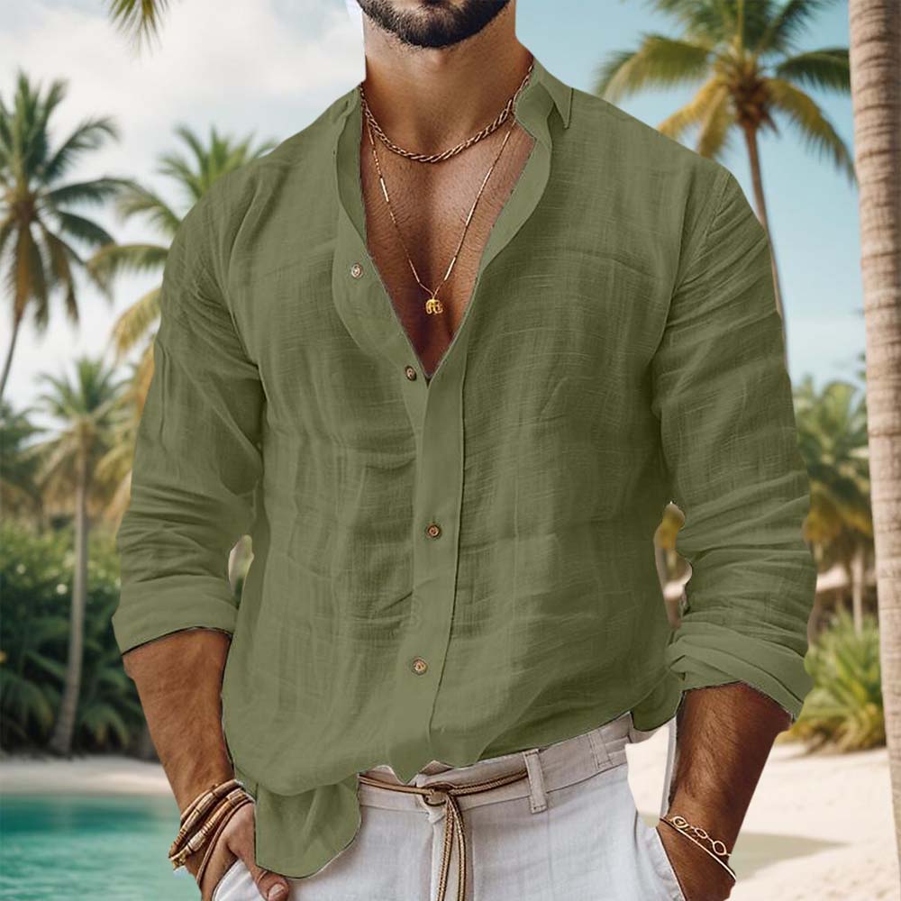 Camisa Kael | Lino Premium Essential