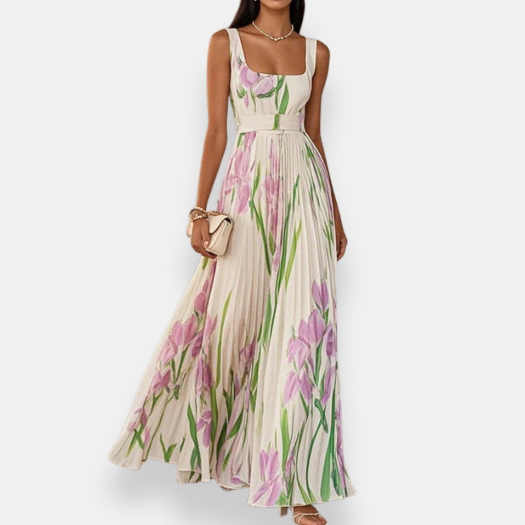Vestido Aquarelle | Maxi Floral Acuarela