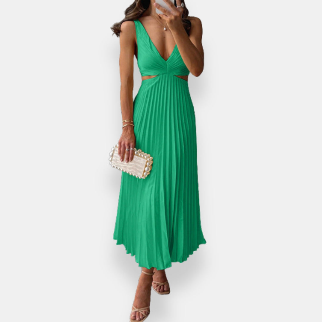 Vestido Soleil | Maxi Plisado Elegance
