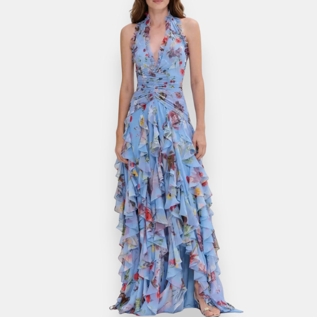 Vestido Lyséa | Maxi Cruzado Floral