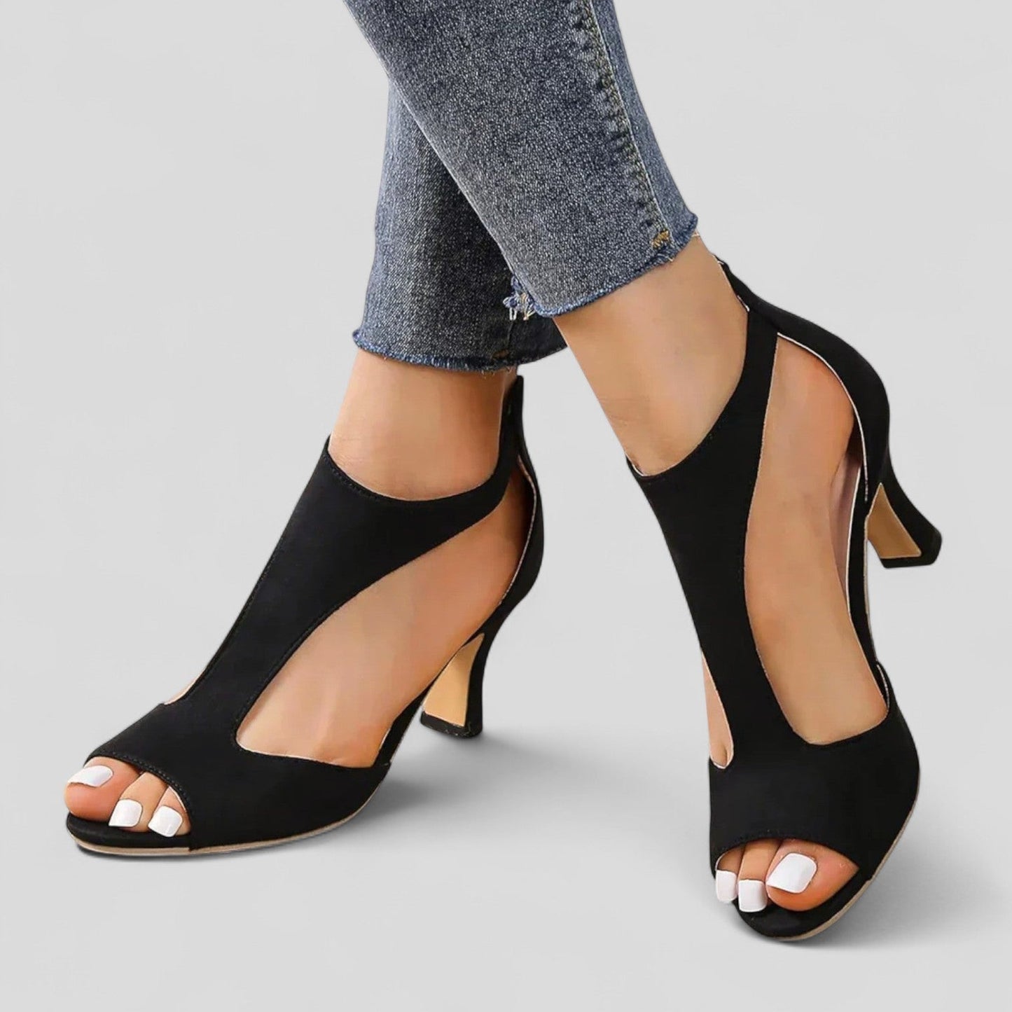Zapato Selene | Tacón Cut-Out Elegante