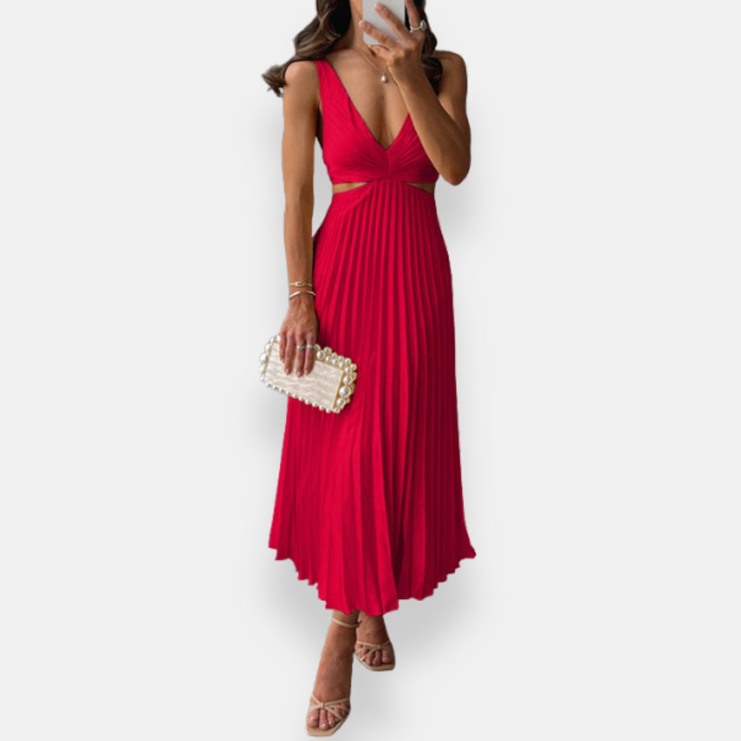 Vestido Soleil | Maxi Plisado Elegance