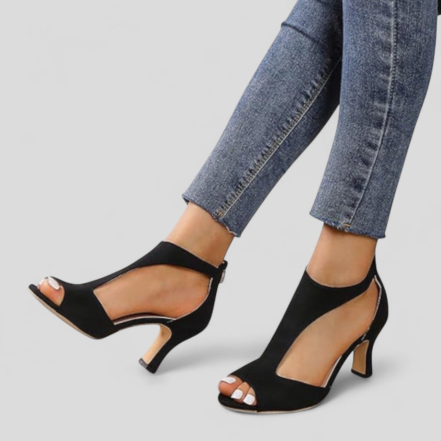 Zapato Selene | Tacón Cut-Out Elegante