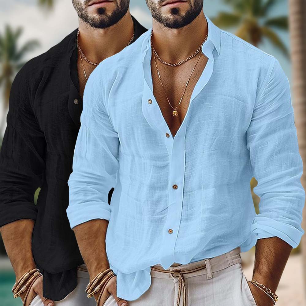 Camisa Kael | Lino Premium Essential