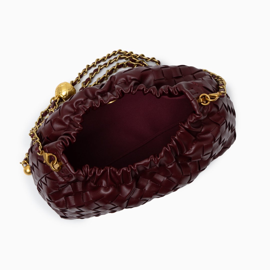 Bolso Verona | Trenzado Premium con Cadena Dorada
