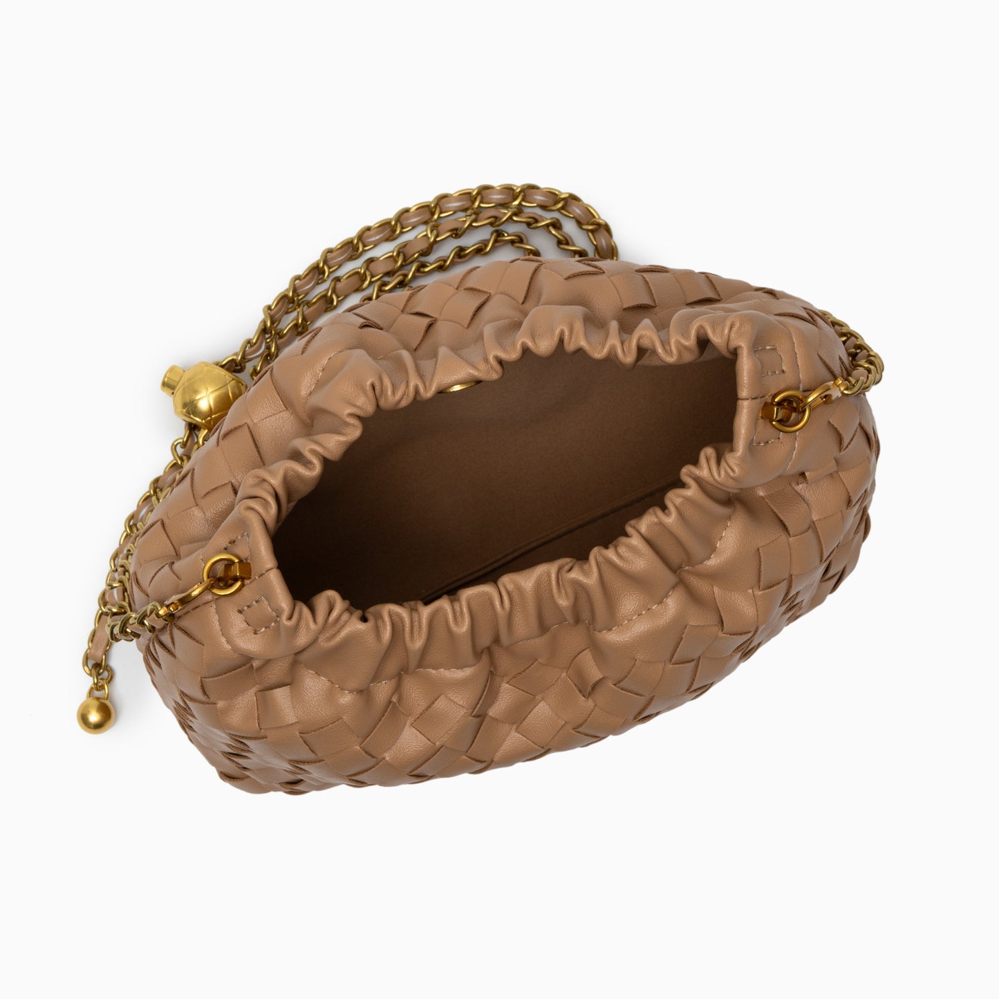 Bolso Verona | Trenzado Premium con Cadena Dorada