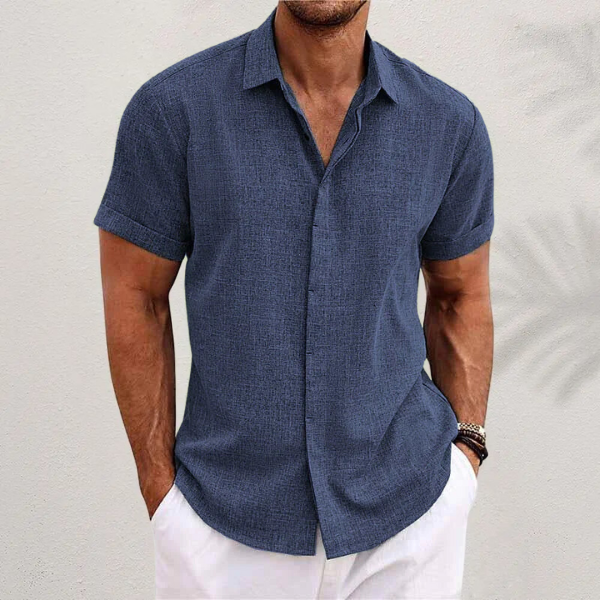 Camisa Orsen | Manga Corta de Lino Premium