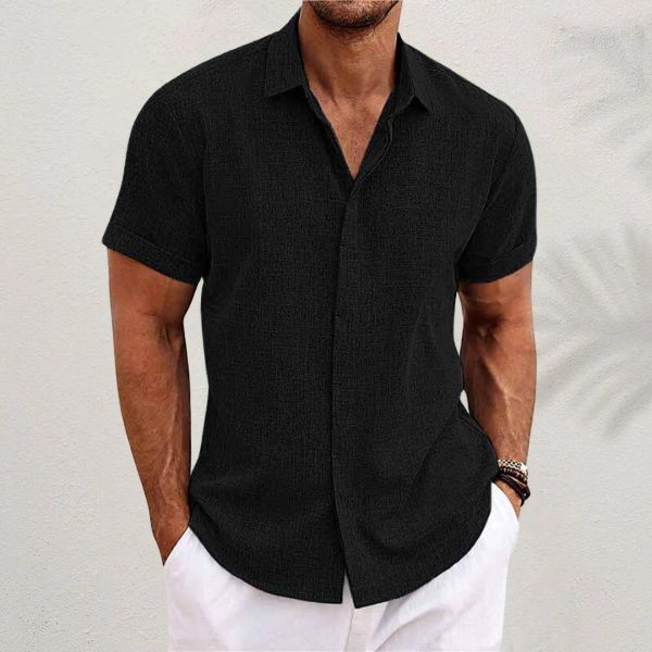 Camisa Orsen | Manga Corta de Lino Premium