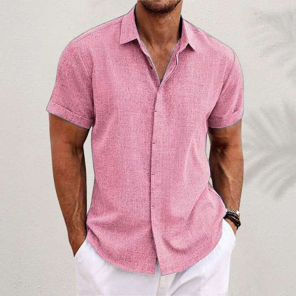 Camisa Orsen | Manga Corta de Lino Premium