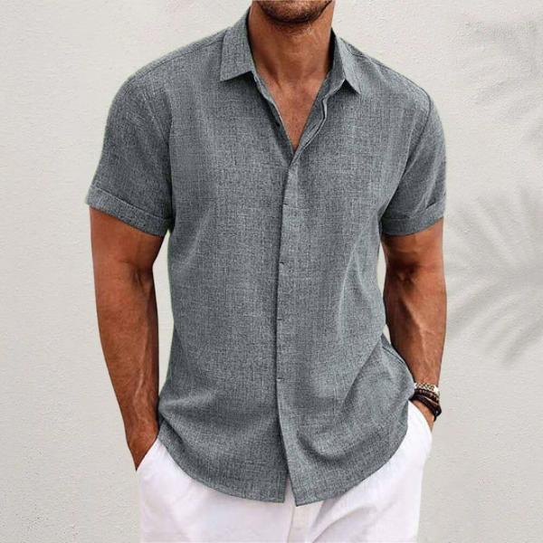 Camisa Orsen | Manga Corta de Lino Premium
