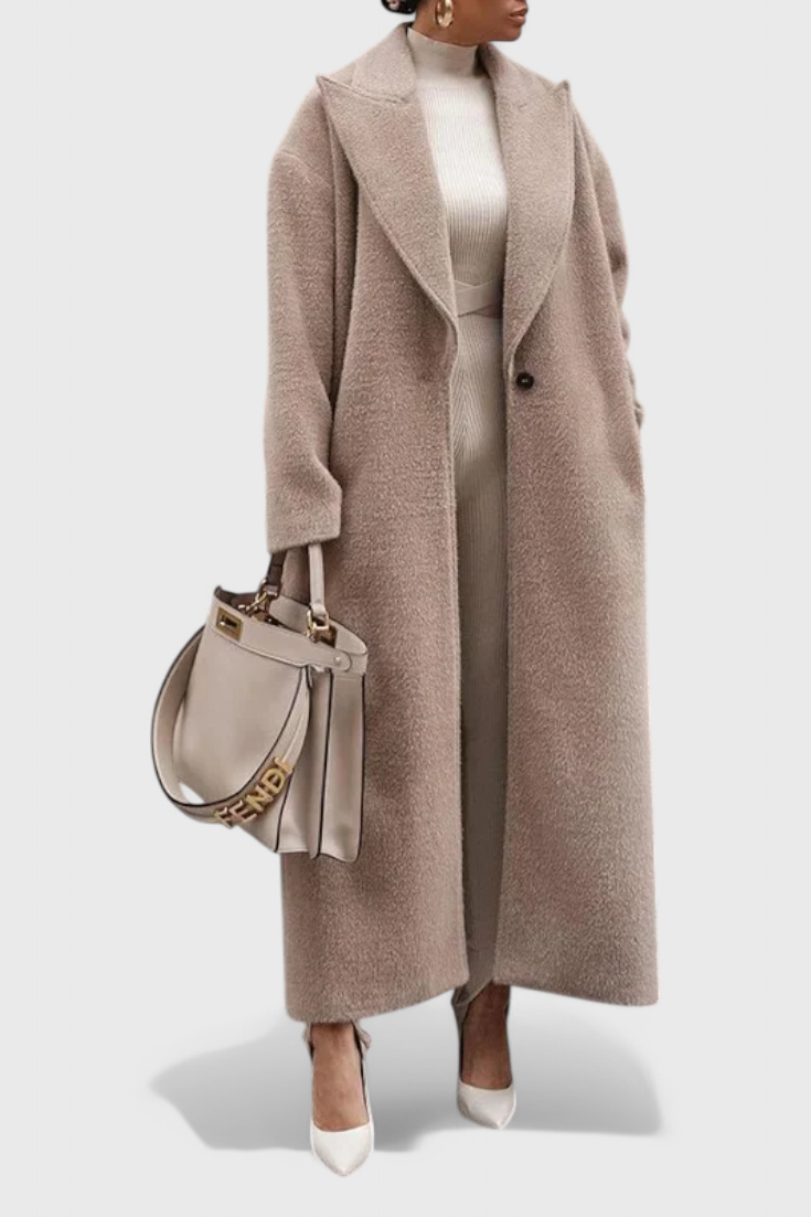 Abrigo Noémie | Largo Minimalista Premium