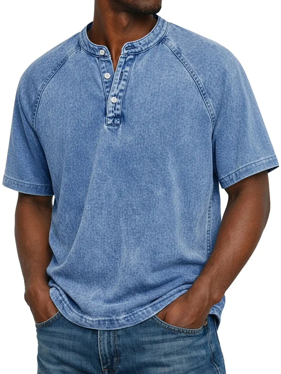 Camiseta Ryden | Henley Vintage Lavada