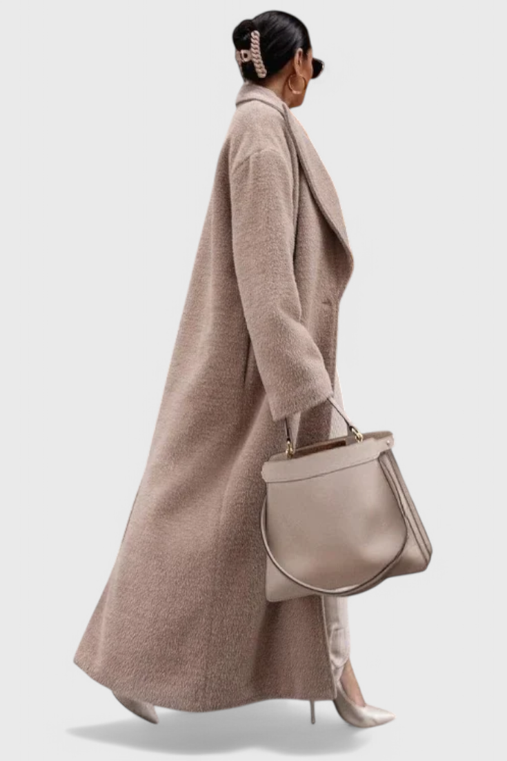 Abrigo Noémie | Largo Minimalista Premium