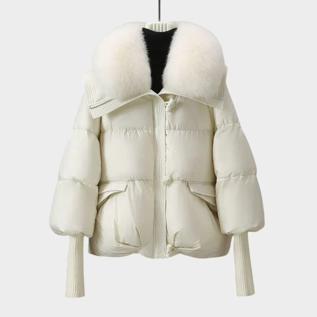 Chaqueta Aurora | Plumífero Premium con Cuello de Pelo