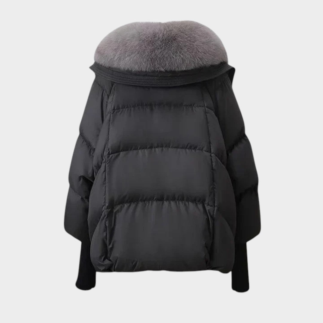 Chaqueta Aurora | Plumífero Premium con Cuello de Pelo