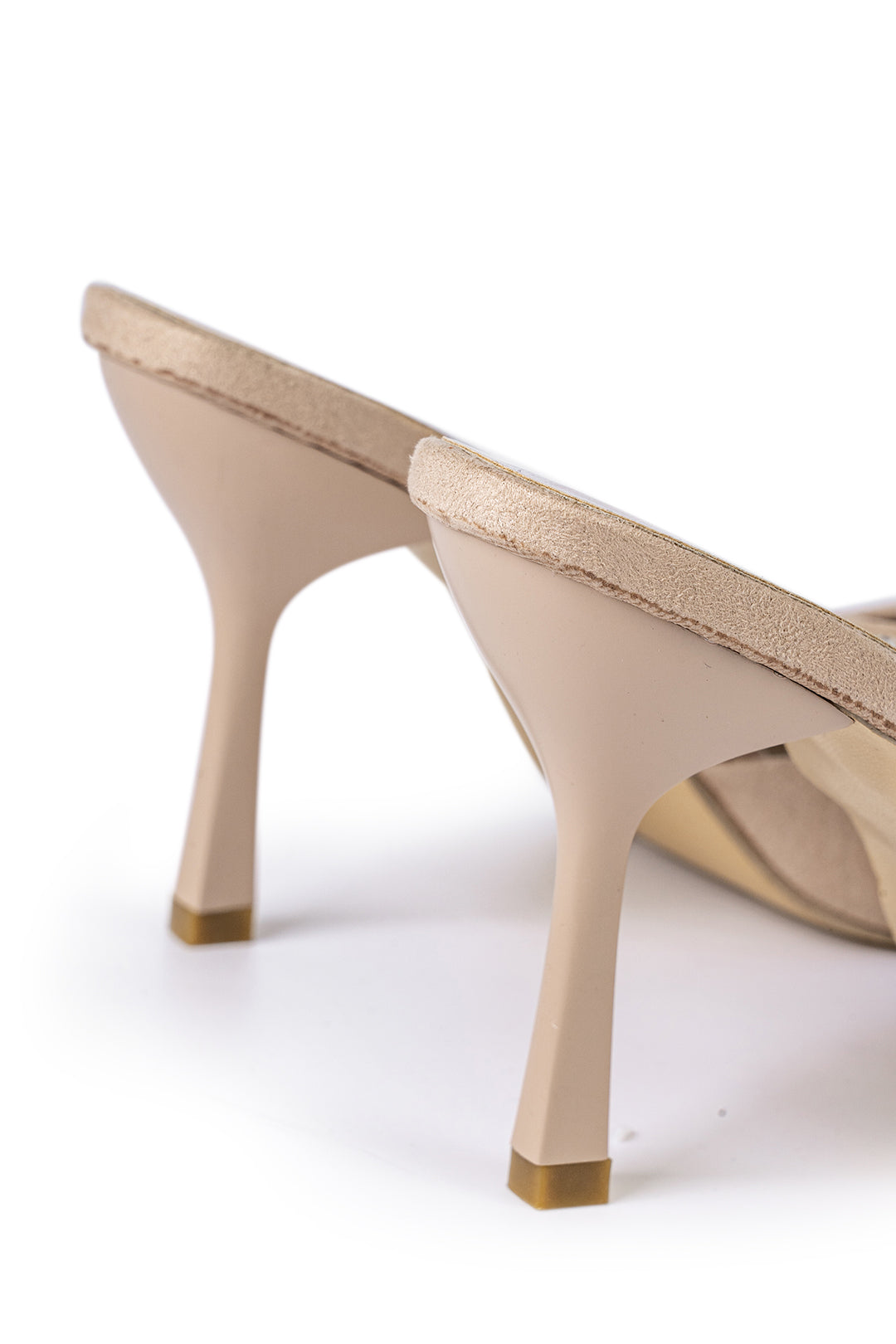 Zapato Iskra | Mule de Tacón con Brillo Joya