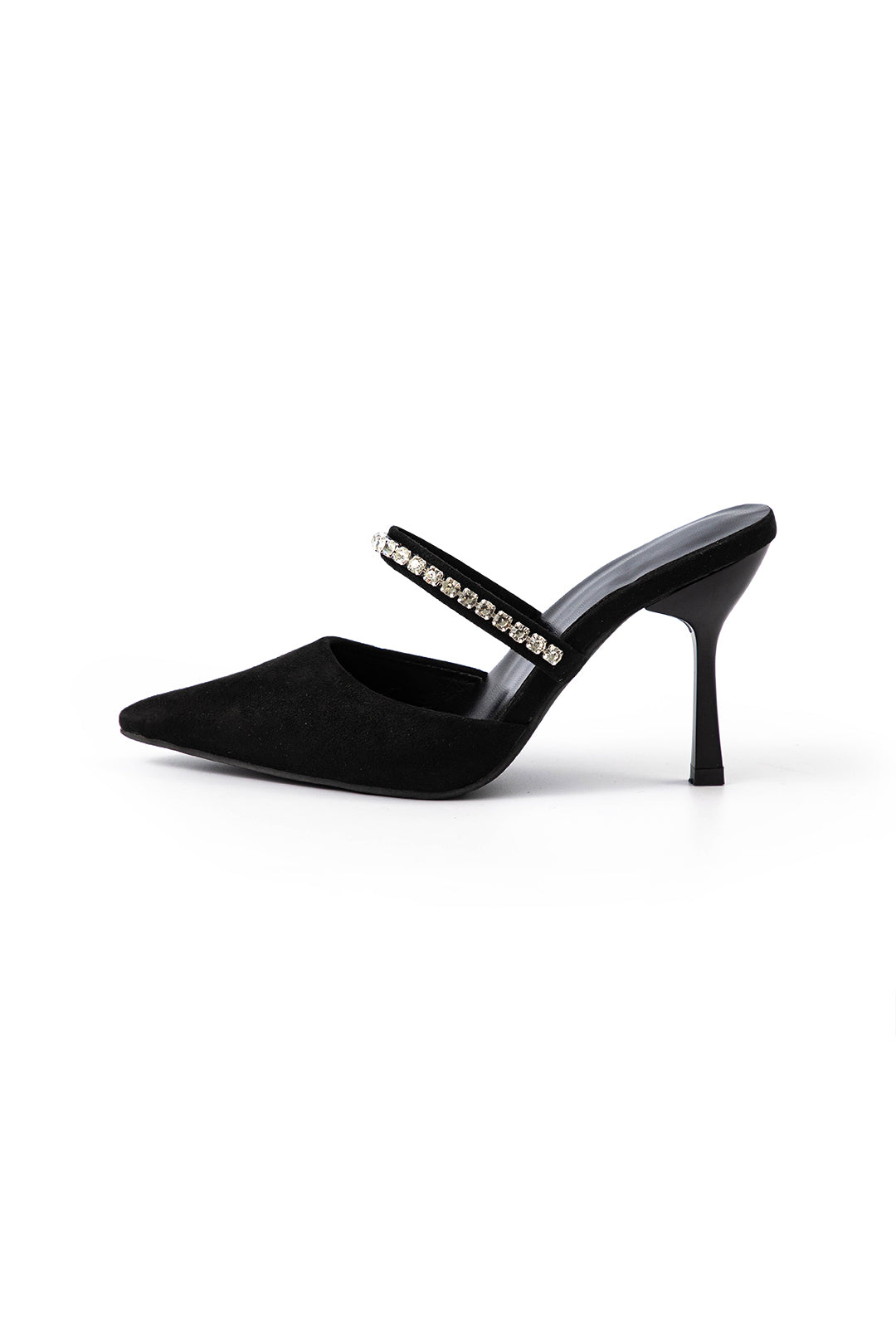 Zapato Iskra | Mule de Tacón con Brillo Joya