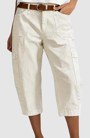 Pantalón Capri Cargo para Mujer | Comodidad, Estilo y Libertad de Movimiento