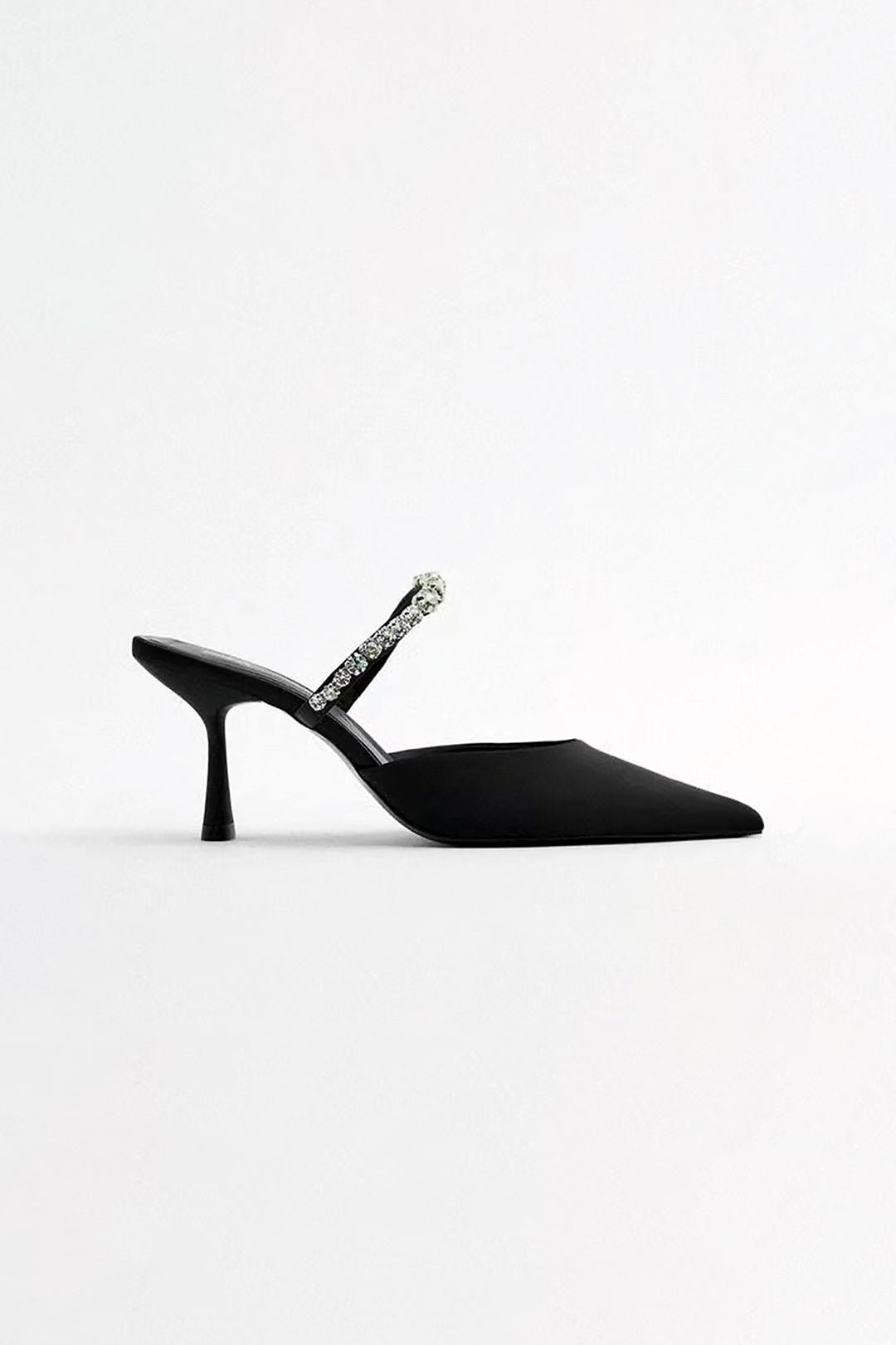 Zapato Iskra | Mule de Tacón con Brillo Joya