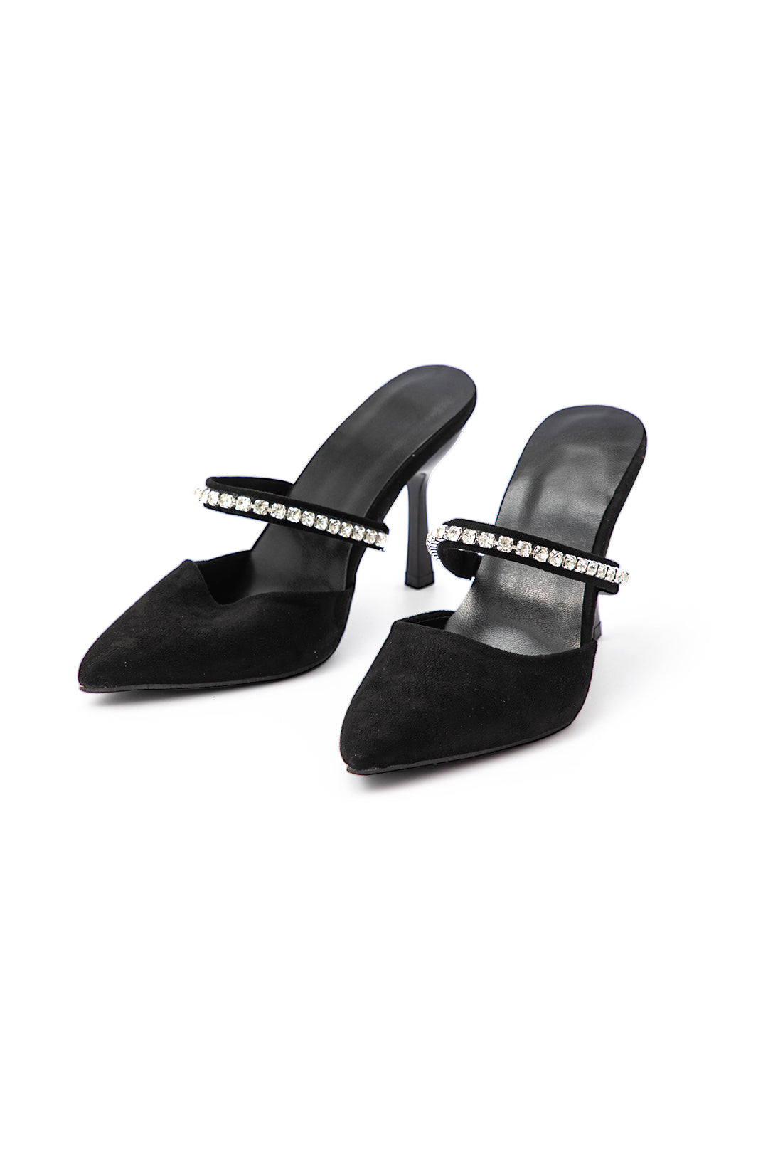 Zapato Iskra | Mule de Tacón con Brillo Joya