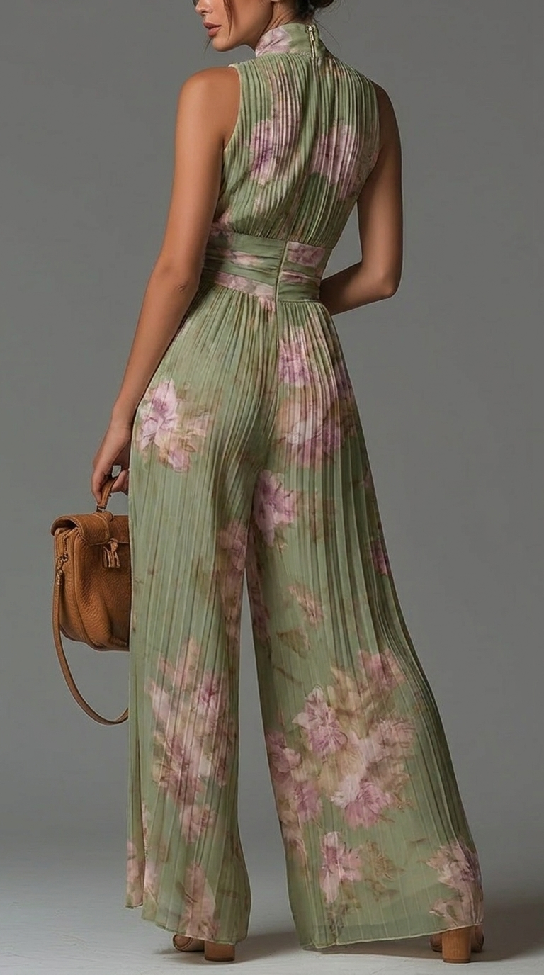 Mono Isadora | Palazzo Floral Halter