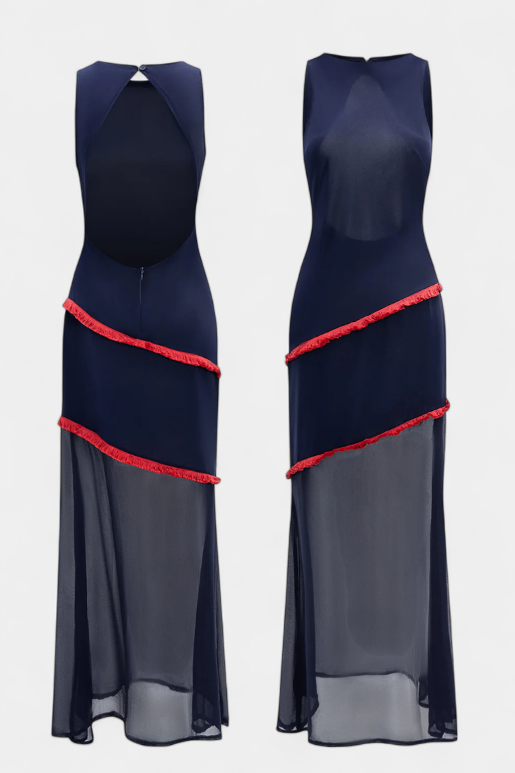 Vestido Amaris | Maxi Elegante de Corte Asimétrico