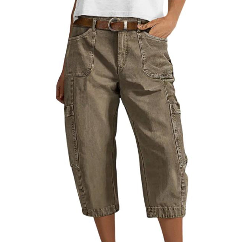 Pantalón Capri Cargo para Mujer | Comodidad, Estilo y Libertad de Movimiento